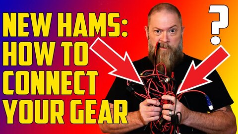 For New Ham Radio Operators: How to hook up your ham radio gear #mnhr