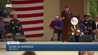 The City of Bonita Springs holds Memorial Day Ceremony