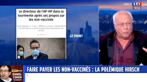 LCI - André Bercoff répond aux propos de Martin Hirsch sur les non vaccinés !