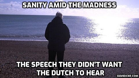 David Icke speech for Amsterdam peace rally that had him banned from 26 countries