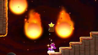 Peach's Castle-4 Firefall Cliffs (All Star Coins) Nintendo Switch New Super Mario Bros U Deluxe