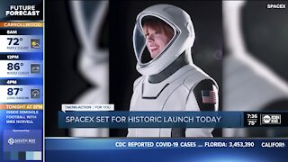 SpaceX launching first civilian crew Wednesday night
