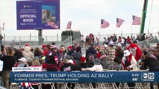 Former President Trump holding event in Florence, Arizona