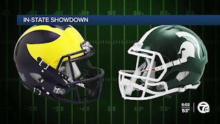 'It's electric.' East Lansing readies for Michigan vs. Michigan State this weekend