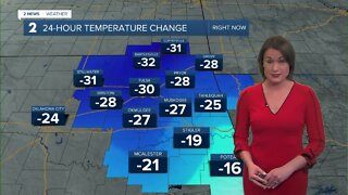 Cold Temps Today and Tomorrow
