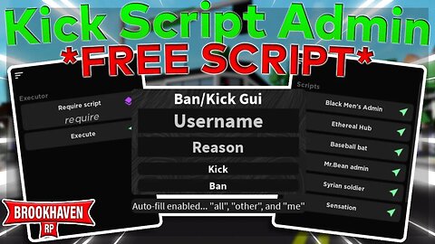Roblox Brookhaven RP Script GUI [OP Trolling GUI Script] (Pastebin