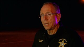 Martin County Sheriff William Snyder speaks about body found in bed of pickup truck