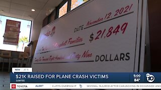 $21k raised for plane crash victims