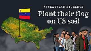 Venezuelan migrants plant their flag on US soil