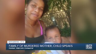 Family of murdered mother, child speaks out