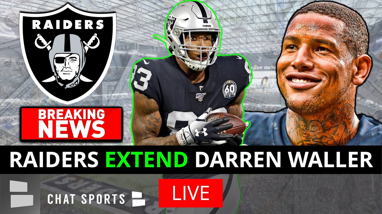 LIVE: Las Vegas Raiders Sign TE Darren Waller To 3-Year Contract Extension