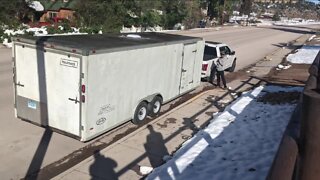 Trailer with belongings stolen from family days after moving to Colorado