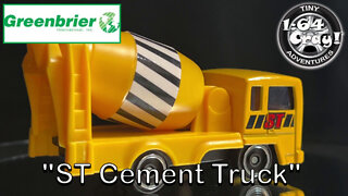 "ST Cement Truck" in Yellow- Model by Greenbrier Int. Inc.