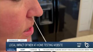 New at-home testing website launches