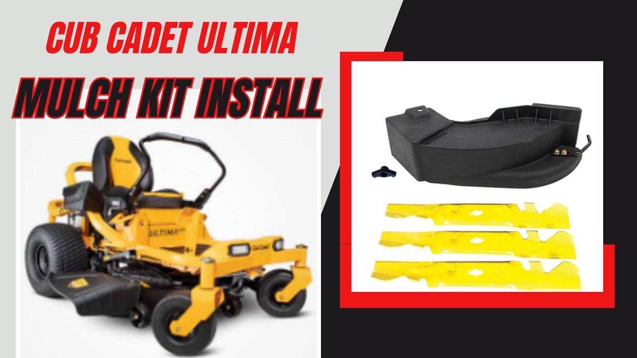 Installing A Mulch Kit On A Cub Cadet Ultima Series