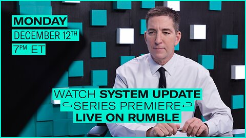 PREMIERE ANNOUNCEMENT: Join Us LIVE on Rumble This Monday, December 12