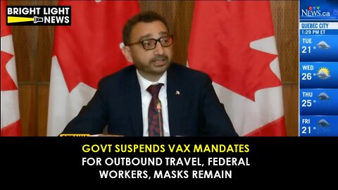 Govt Suspends Vax Mandates for Outbound Travel, Federal Workers, Masks Remain
