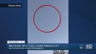 Meteorite "gold rush" after meteor falls over Prescott