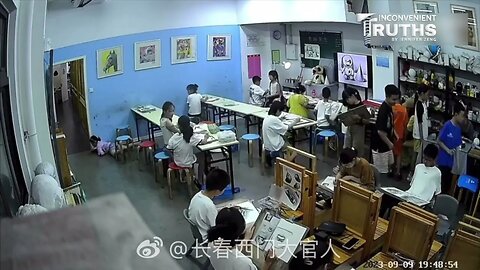 When a Little Girl Falls in a Chinese Classroom...