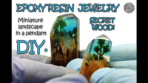 How to make miniature landscapes in a pendant