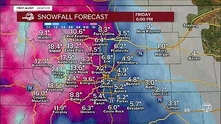 First Alert Action Day: More snow tonight and Friday