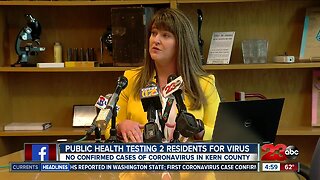 Public Health testing two residents for Coronavirus