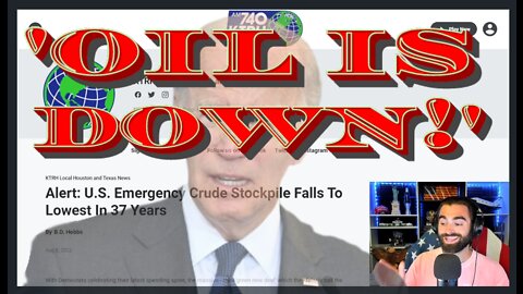 Strategic Petroleum Reserve Now At HISTORIC LOWS After Biden's Sell-Off