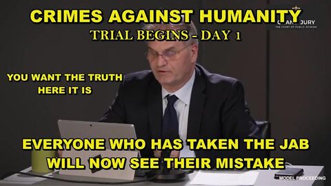 From The Hague. International Trials Day One -Crimes Against Humanity