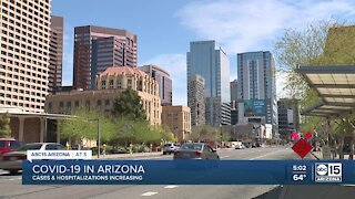 Cases of COVID-19 and hospitalizations increasing in Arizona