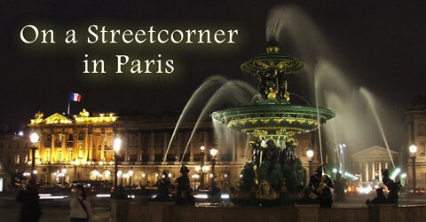 On a Streetcorner in Paris | Nobuyuki Mizuoka