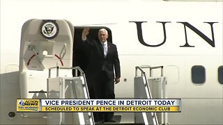 Vice President Mike Pence to speak in Detroit today