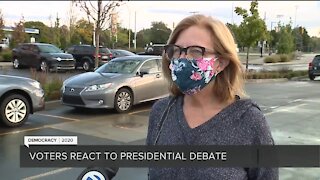 Voters react to presidential debate