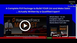 Hurricane Force Mindset PLR Review, Bonus - A Look Inside