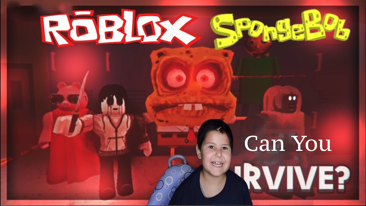 Roblox The Scary School Spongebob Gameplay - roblox work at a pizza place spongebob