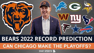Chicago Bears Record Predictions: Will The Bears Make The 2022 NFL Playoffs?