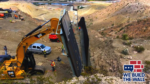 Exclusive Video: Construction Of We Build the Wall's 1st Border Wall
