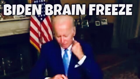 Biden has major Brain Freeze