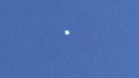 White UFO sphere