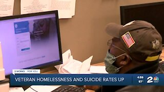 Veteran homelessness, suicide rates increase