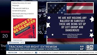Tracking far-right extremism following social media crackdown