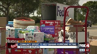 Local Hurricane Relief Group Accepting Donations at Miromar Outlets