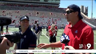 Gronkowski and Bruschi return for the spring game