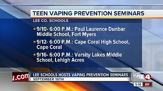 Lee County School District host vaping and tobacco seminar