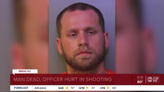 Man dead, police officer shot in ankle during traffic stop in Auburndale