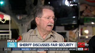 Sheriff Donny Youngblood talks safety at the Kern County Fair