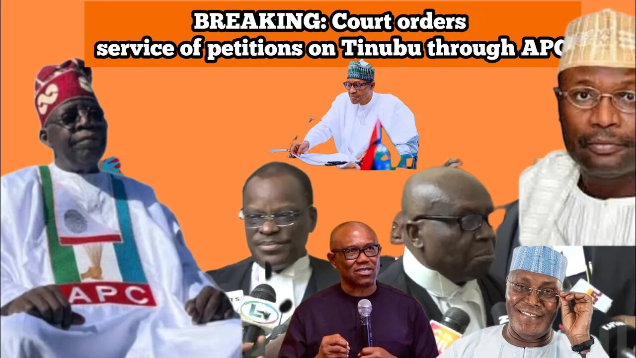 BREAKING: Court orders service of petitions on Tinubu through APC