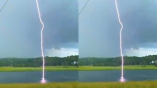 Lightning Strikes Water