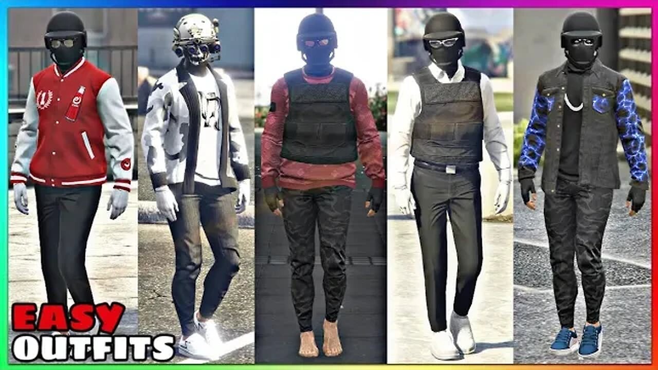 Top 5 Best Easy To Make Male Tryhard Outfits #43 (GTA Online)