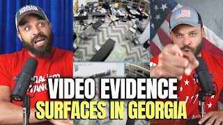 Video Evidence Shows Georgia Poll Workers Pulling Out Suitcases of Ballots