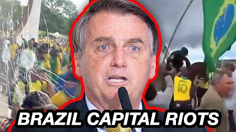 MASKED AGITATOR at Brazil Protests REVEALED